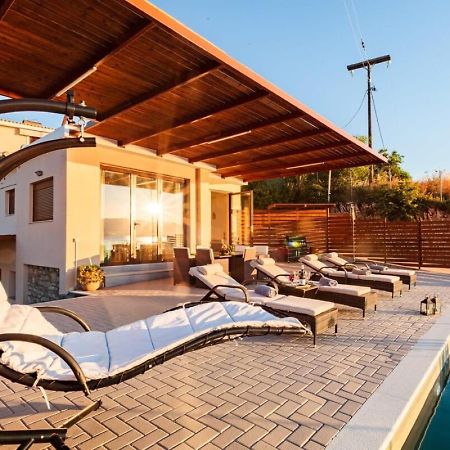 Seaside Summer Bliss - Aurora Luxury Pool Paradise Petalídhion Dış mekan fotoğraf