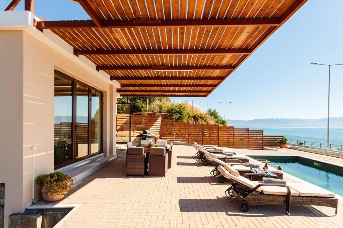 Seaside Summer Bliss - Aurora Luxury Pool Paradise Petalídhion Dış mekan fotoğraf