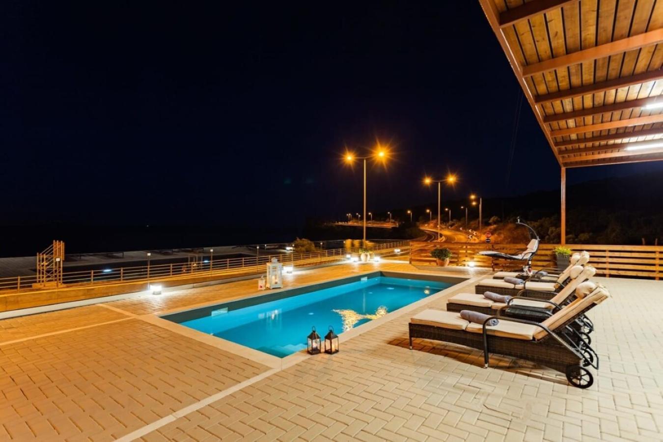 Seaside Summer Bliss - Aurora Luxury Pool Paradise Petalídhion Dış mekan fotoğraf